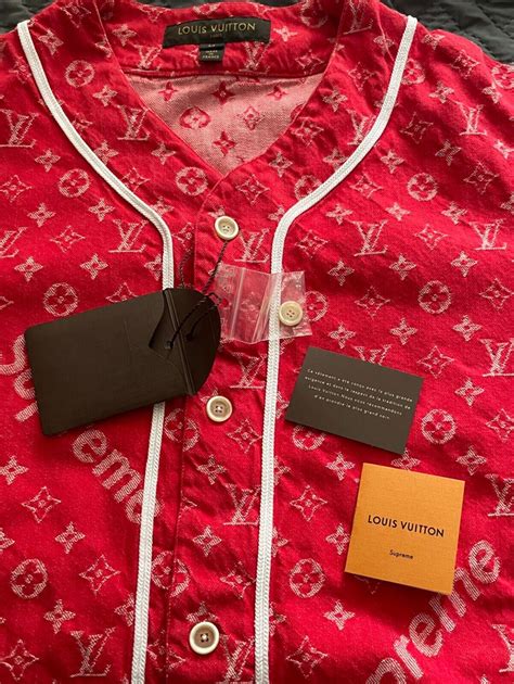 supreme louis vuitton jersey ebay|louis vuitton supreme tee price.